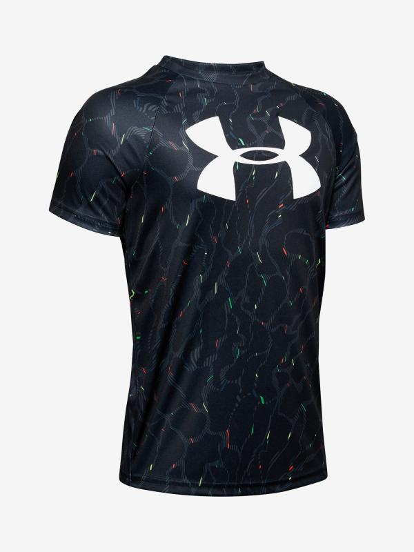 Tričko Under Armour Tech Big Logo Printed Ss Černá