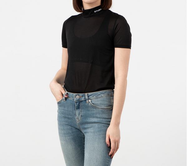 Stüssy Gazer Mock Tee Black