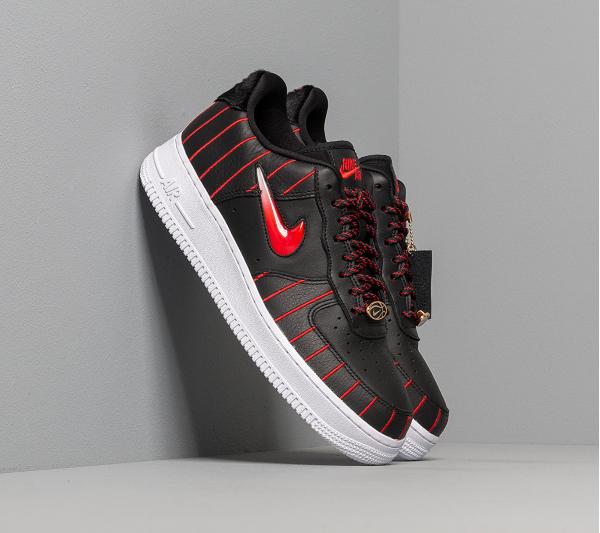 Nike W Air Force 1 Jewel QS Black/ University Red-Black