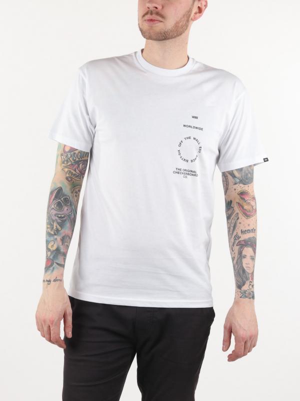 Tričko Vans Mn Distortion Type S White Bílá