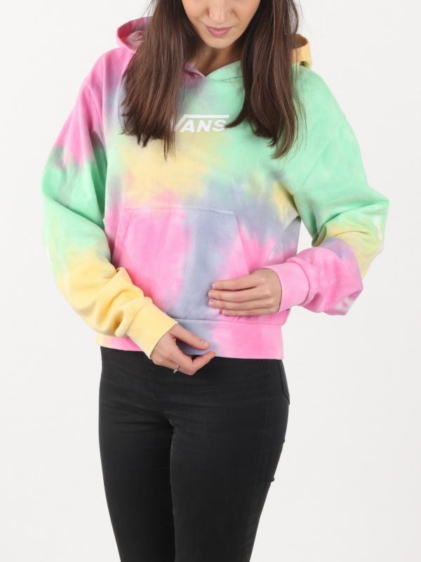Mikina Vans Wm Aura Crop Hoodie Aura Wash Barevná