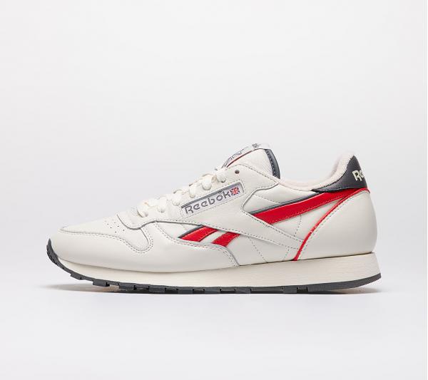 Reebok Classic Leather MU Chalk/ Radiant Red/ True Grey 7