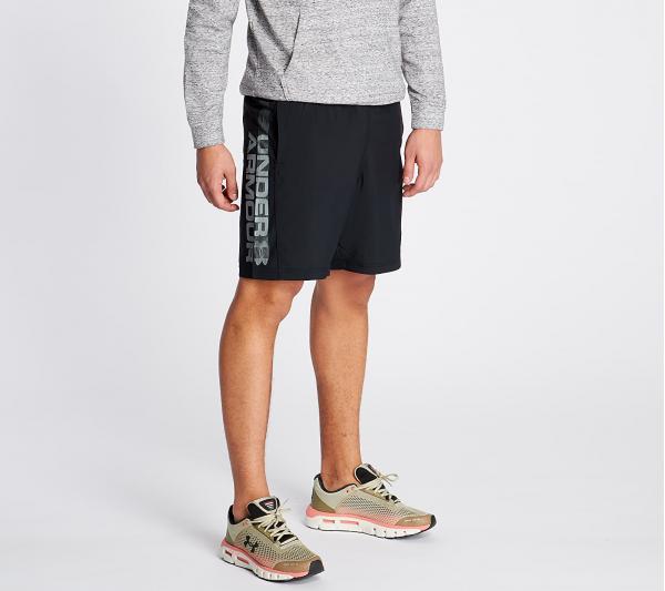 Under Armour Woven Wordmark Shorts Black
