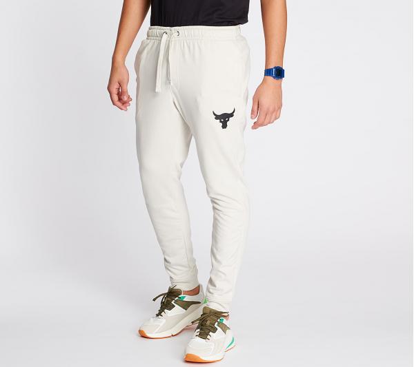 Under Armour Project Rock Terry Joggers Summit White/ Black
