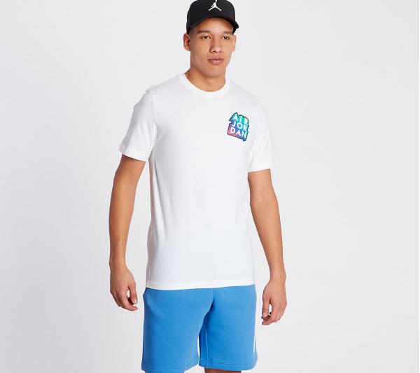 Jordan Brand Sticker Mash Tee White
