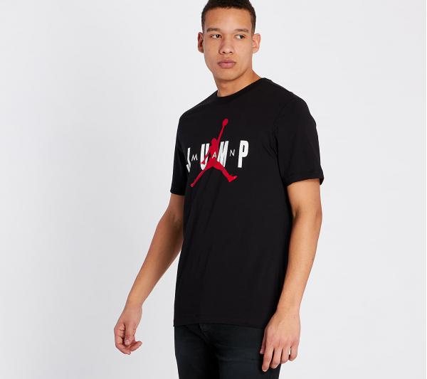 Jordan Jump Tee Black/ Gym Red