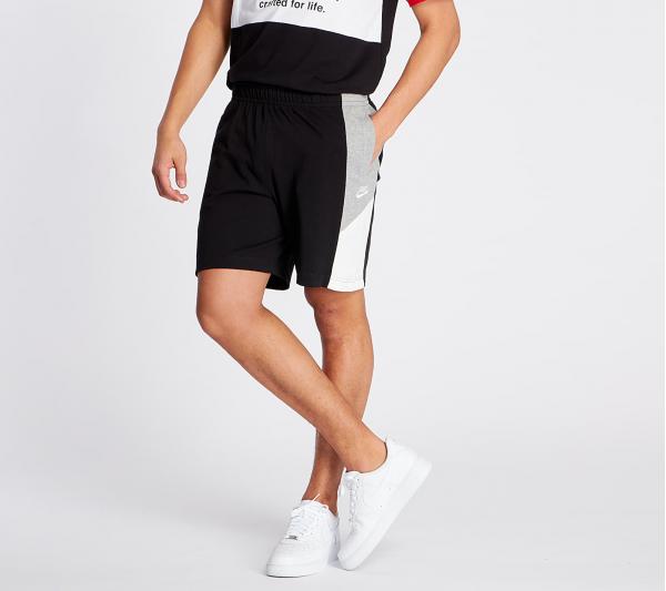 Nike Sportswear Jersey CB Shorts Black/ Dark Grey Heather/ Sail/ White