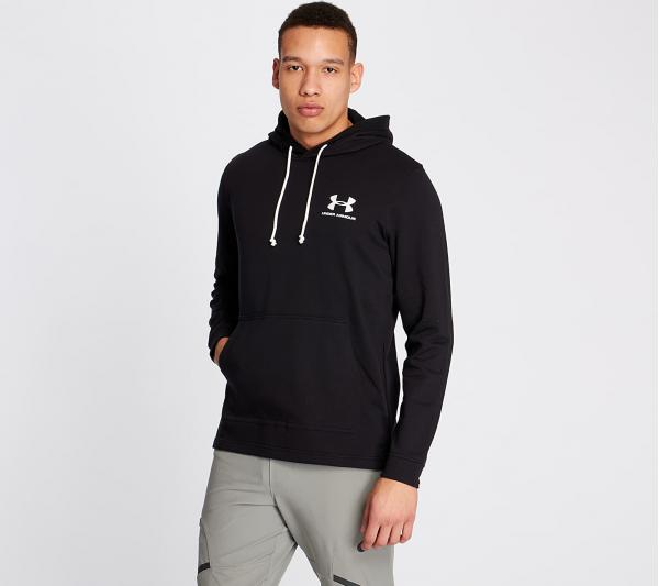 Under Armour Sportstyle Terry Hoodie Black