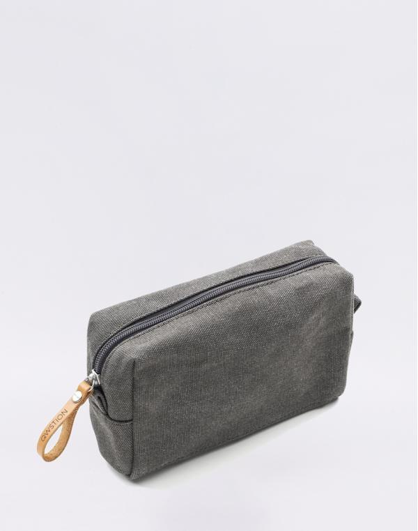 Qwstion Amenity Pouch Organic Washed Grey