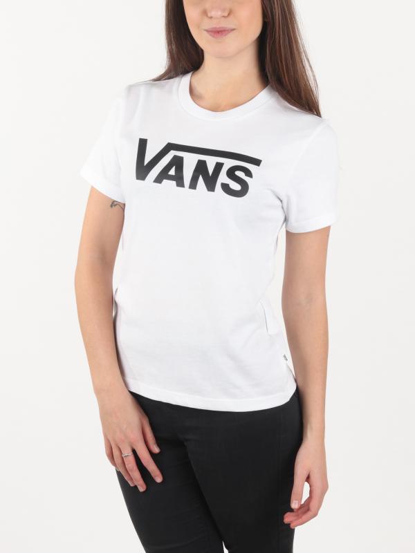 Tričko Vans Wm Flying V Crew Tee White Bílá