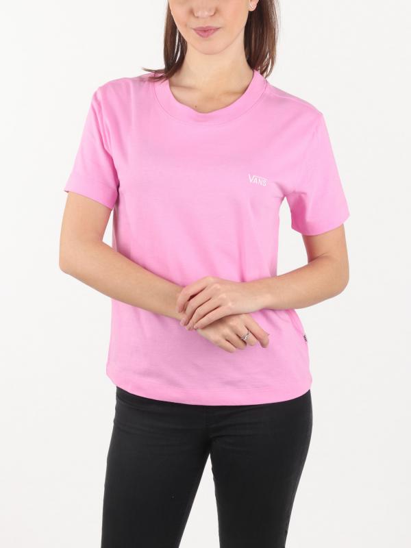 Tričko Vans Wm Junior V Boxy Fuchsia Pink Růžová