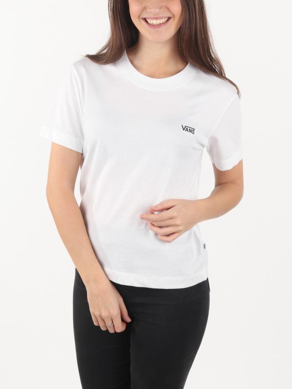 Tričko Vans Wm Junior V Boxy White Bílá