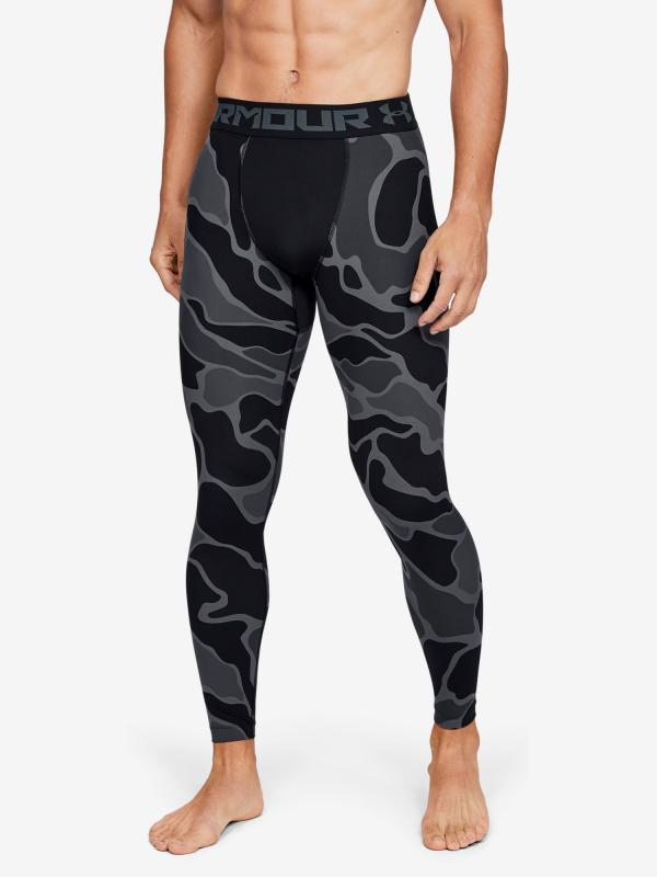 Kompresní legíny Under Armour Armour Hg 2.0 Print Lgs Černá