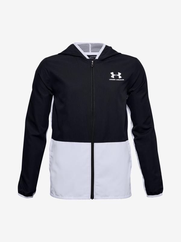 Mikina Under Armour Woven Track Jacket Černá