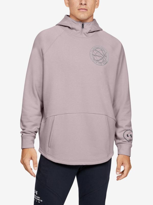 Mikina Under Armour Sc30 Pi Day Hoodie Růžová