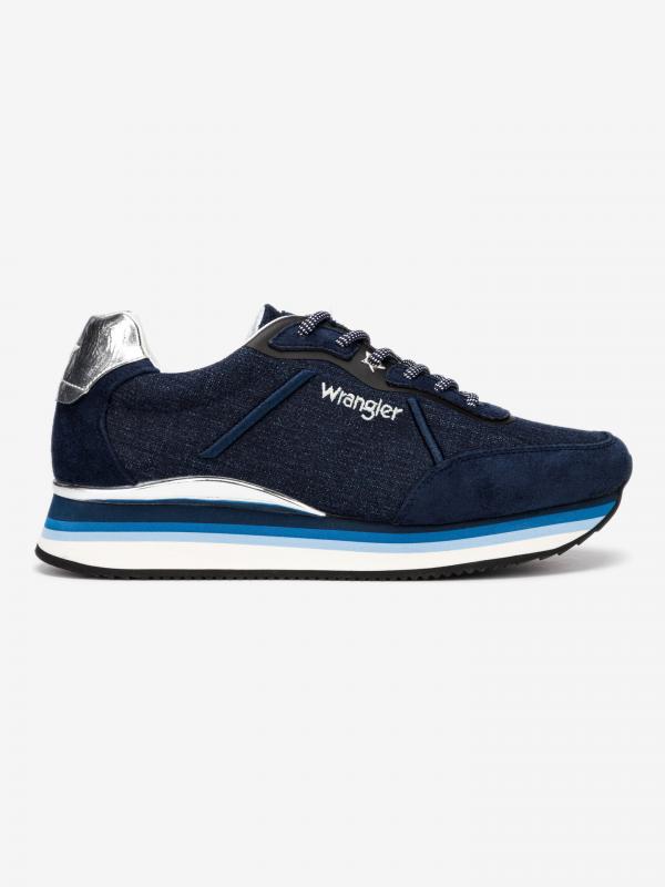 Jungle Denim Tenisky Wrangler Modrá