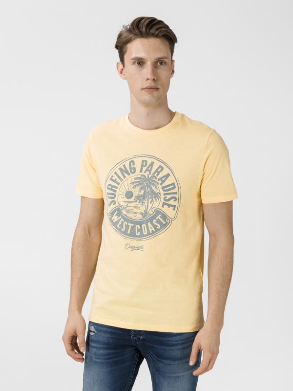 Ohu Triko Jack & Jones Žlutá