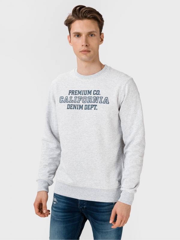 Devon Blu. Mikina Jack & Jones Šedá