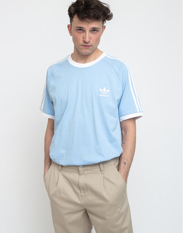adidas Originals 3-Stripes Tee Clear Sky M
