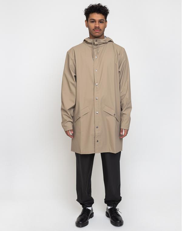 Rains Long Jacket 35 Beige XS/S