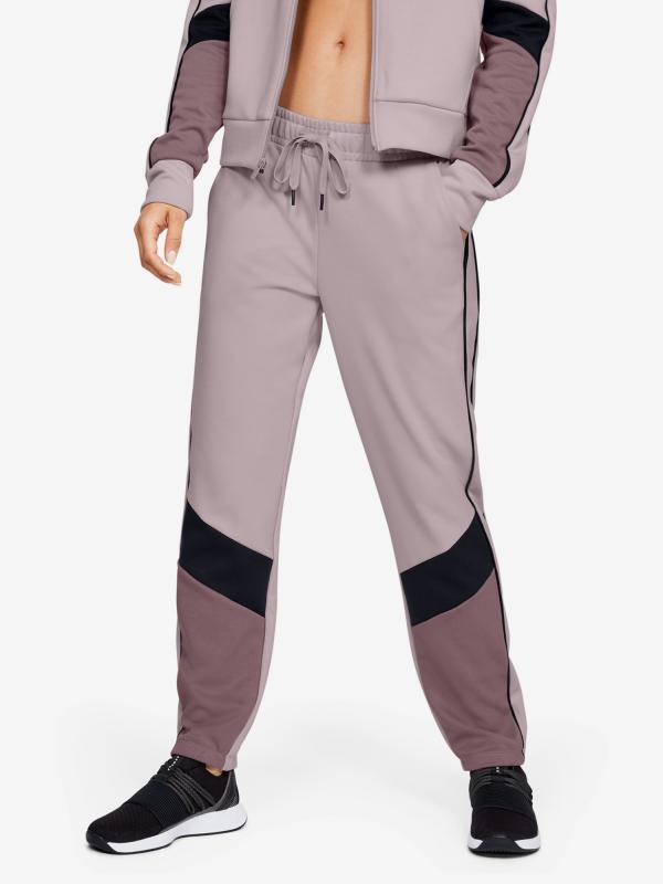 Tepláky Under Armour Double Knit Pant Růžová