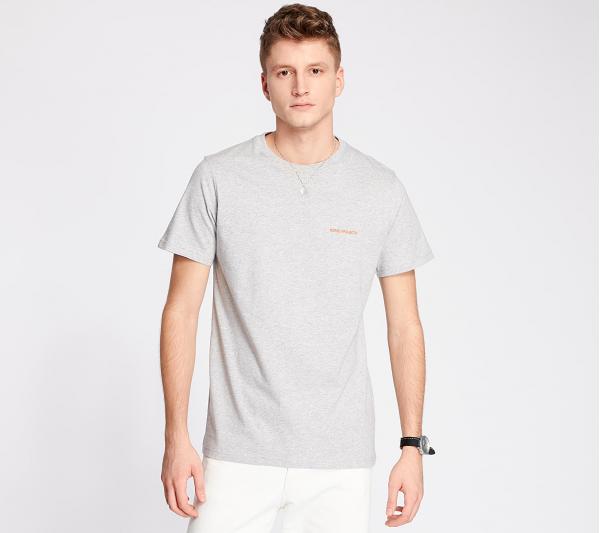 Norse Projects Niels Norse Projects Logo Tee Light Grey Melange