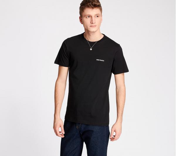 Norse Projects Niels Norse Projects Logo Tee Black