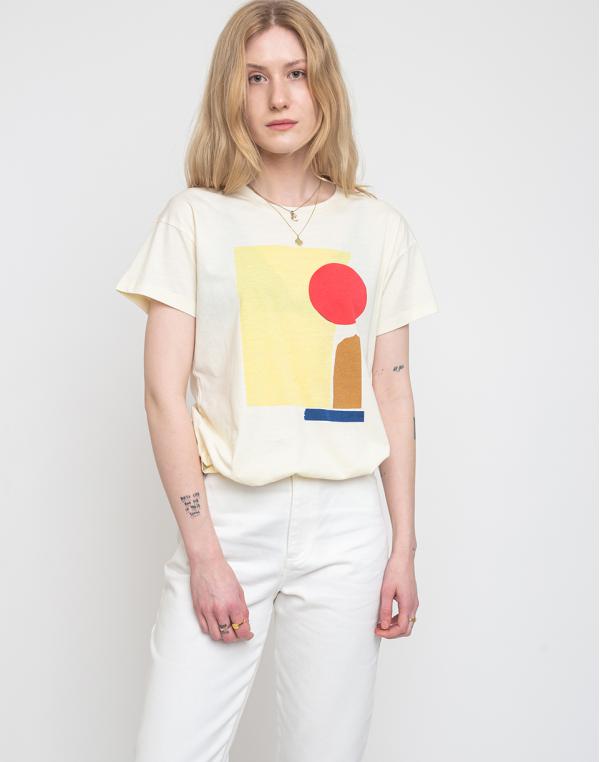Thinking MU Abstract T-shirt Pristine L