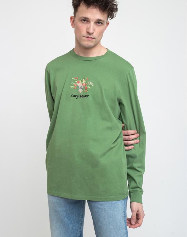 Lazy Oaf Flower Vase Long Sleeve Tee Green M