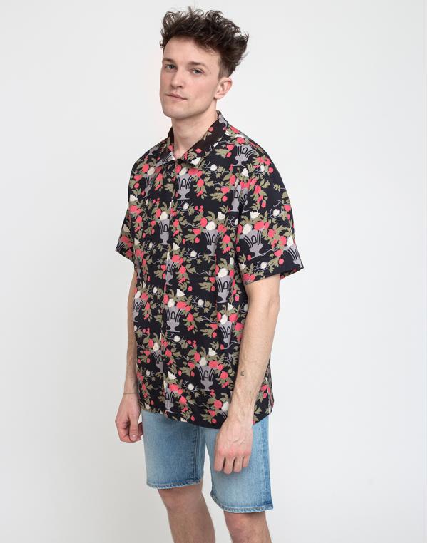 Lazy Oaf Nip It In The Bud Bowling Shirt Multi S