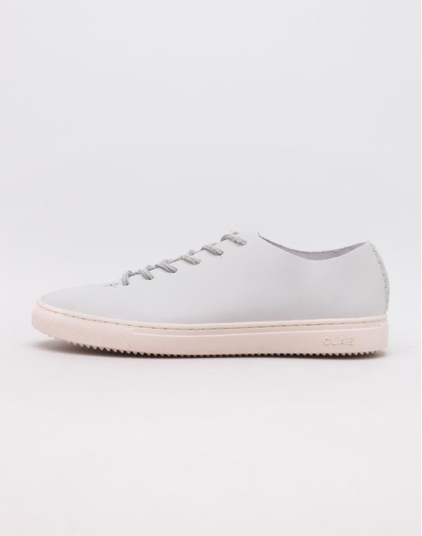 Clae One Piece White Veg Retan Leather 41