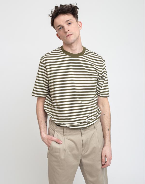Lazy Oaf Stripy Boy T-shirt Green S