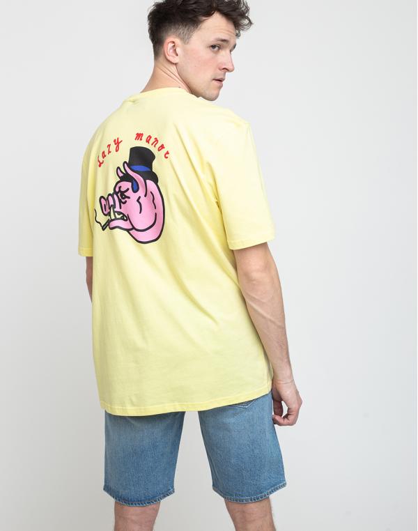 Lazy Oaf Whole Hog T-shirt Yellow S