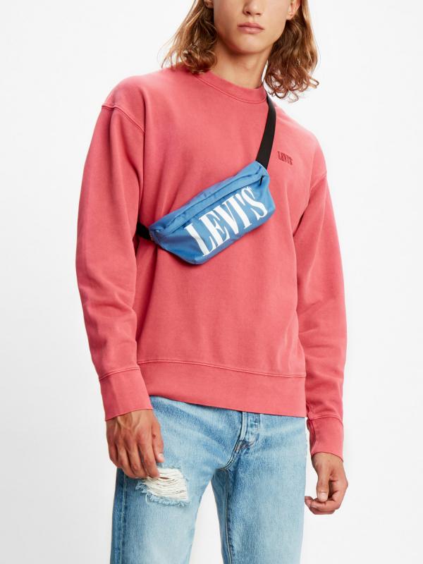 Authentic Logo Mikina Levi's® Červená