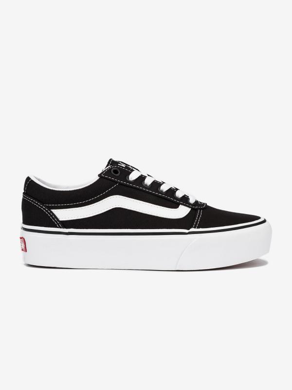 Boty Vans Wm Ward Platform (Canvas) Black/White Černá