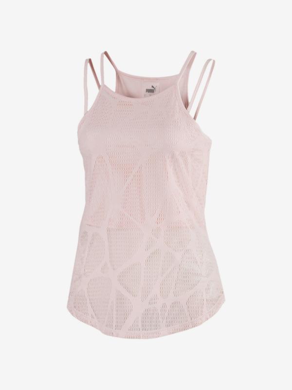Nátělník Puma Studio Strappy Lace Tank Růžová