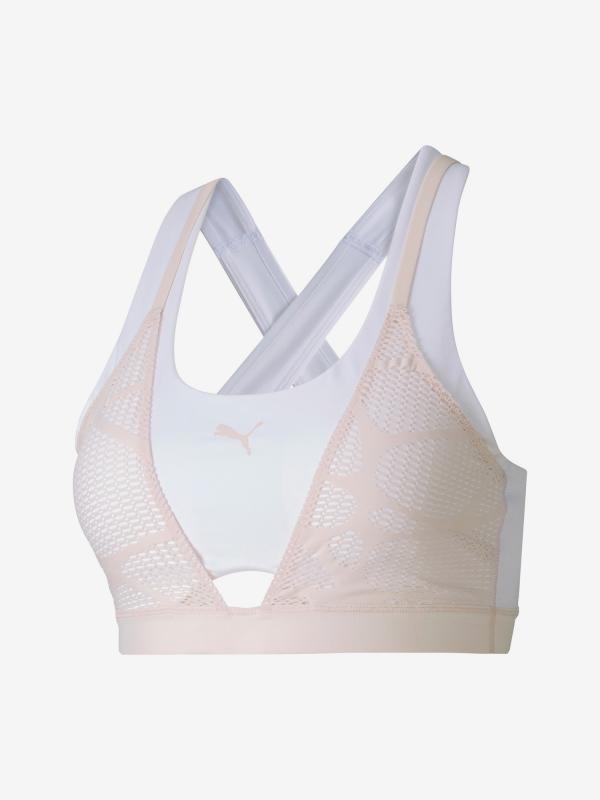 Podprsenka Puma Studio Lace Strappy Bra L Béžová