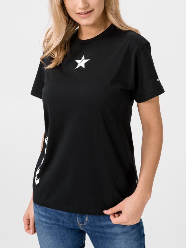 Tričko Converse Womens Vltg Tee Černá