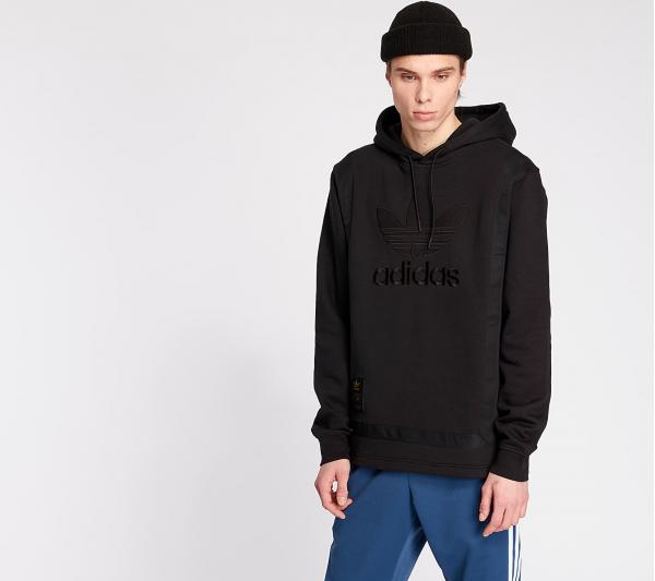 adidas Warmup Hoodie Black/ Gold Metallic