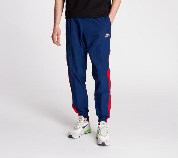 Nike Sportswear HE Wr Woven Signature Pants Blue Void/ University Red/ Summit White