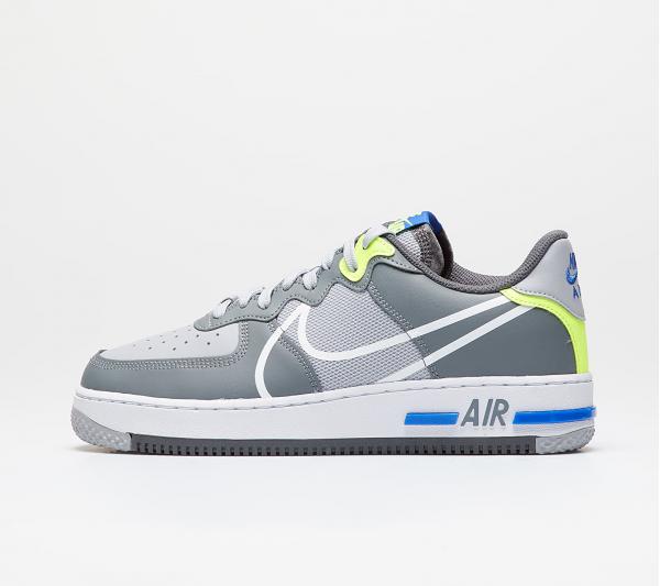 Nike Air Force 1 React Wolf Grey/ White-Smoke Grey-Dark Grey