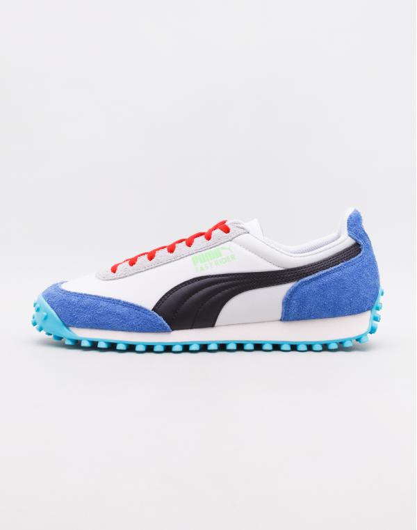 Puma Fast Rider Ride On Puma White-Dazzling Blue 42,5