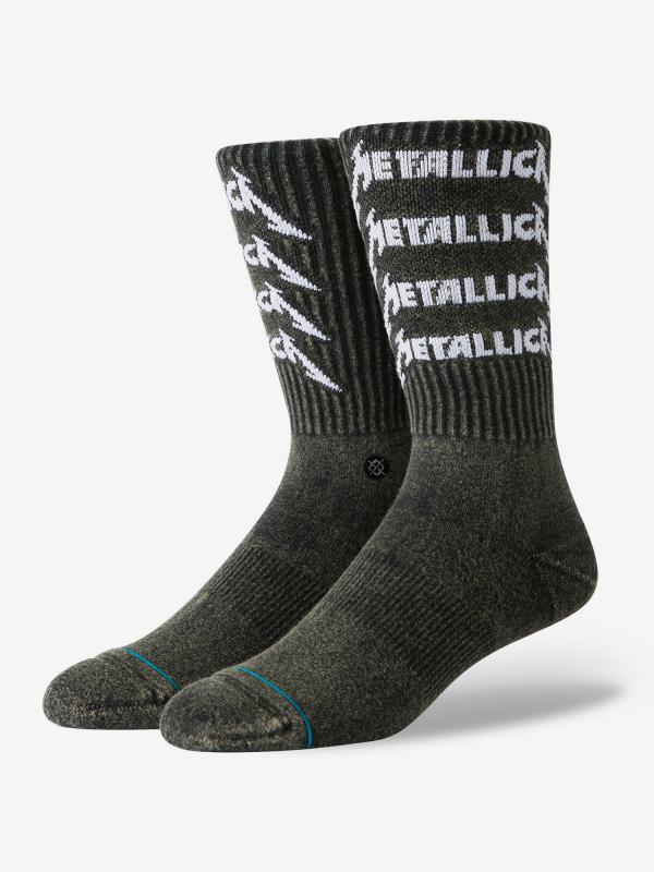 Ponožky Stance Metallica Stack Black Černá