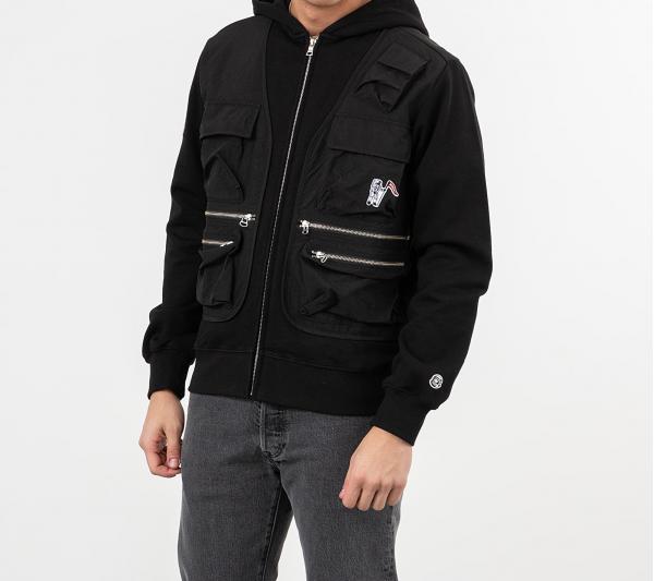 Billionaire Boys Club Tactical Zip Through Hoodie Black
