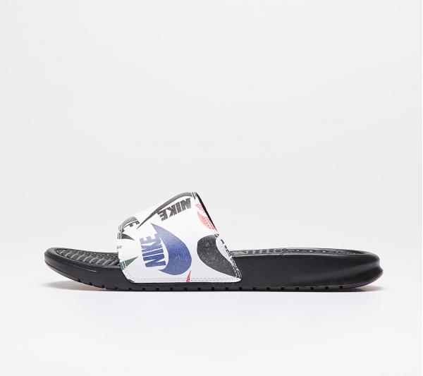 Nike Benassi Jdi Print Black/ Black-White-Multi-Color