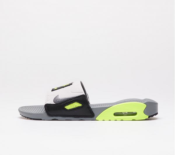 Nike Air Max 90 Slide Smoke Grey/ Smoke Grey-Volt-Black