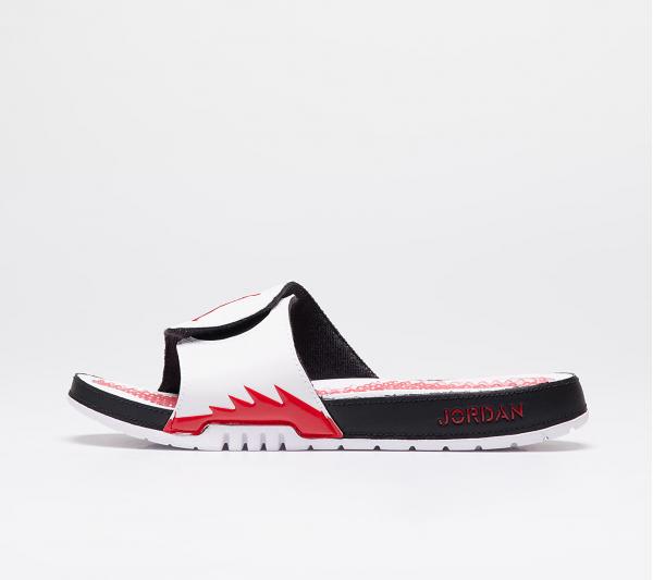 Jordan Hydro V Retro White/ Fire Red-Black