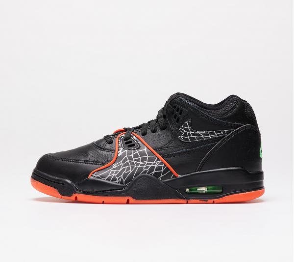 Nike Air Flight 89 QS Black/ Orange Blaze-Green Strike-White