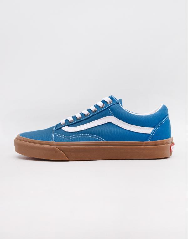 Vans Old Skool (Gum) Mediterranian Blue/ True White 43