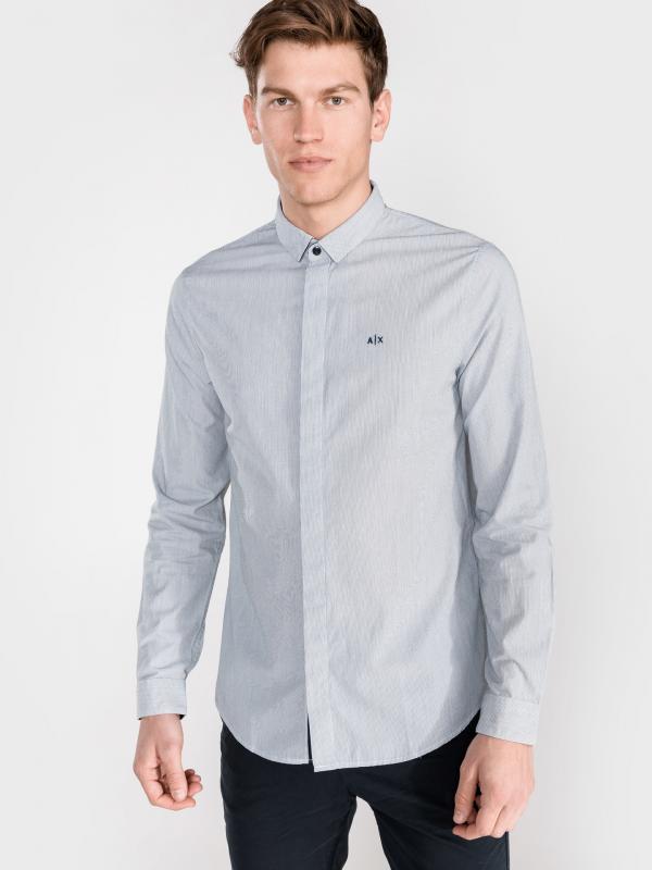 Košile Armani Exchange Modrá